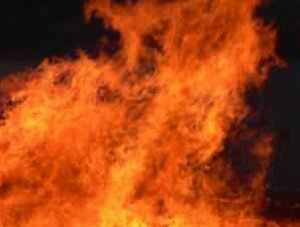 В Гагаринском районе в результате пожара в гараже обгорел мужчина
